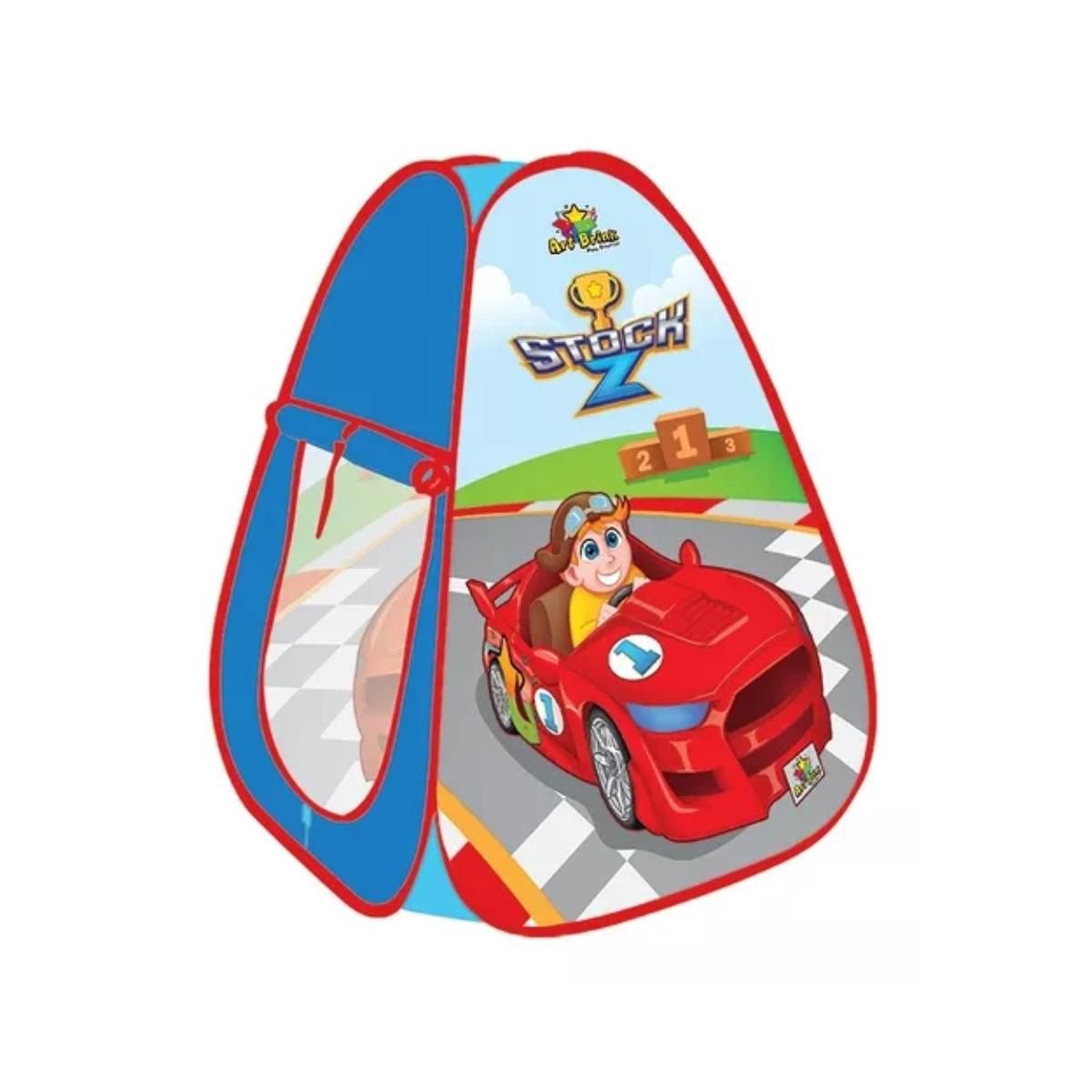 Barraca Retrátil Infantil para Menino Carro Corrida Stock Z Dobrável C/  Bolsa - Big Bag Shop Virtual