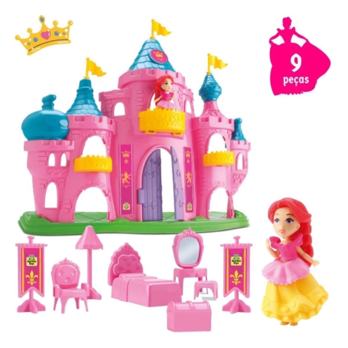 Castelo Princesa - Judy Castelo das Fadas - Samba Toys