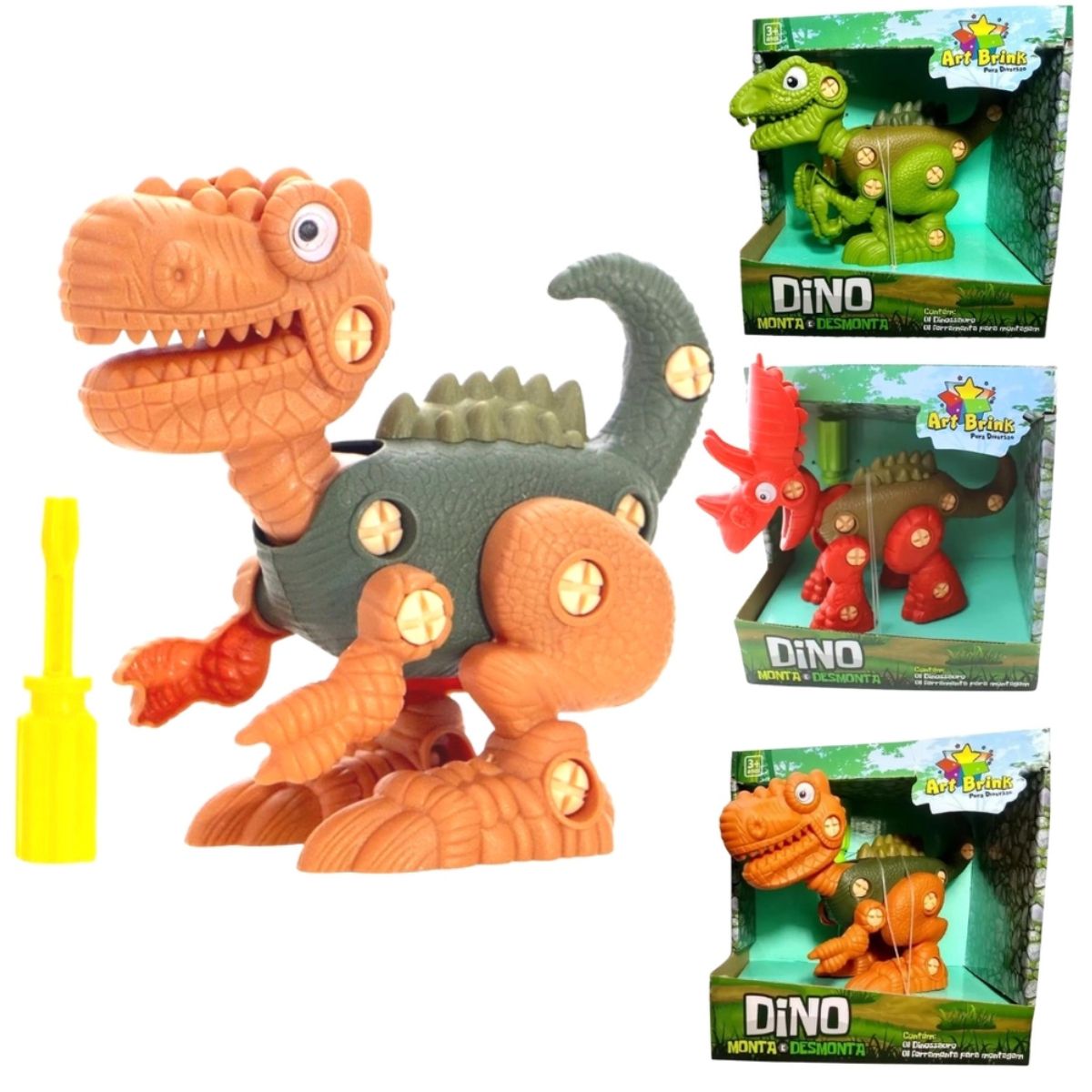 Dinossauro Robô de Brinquedo Dino Triceratops Anda Emite Sons e Luzes - Big  Bag Shop Virtual