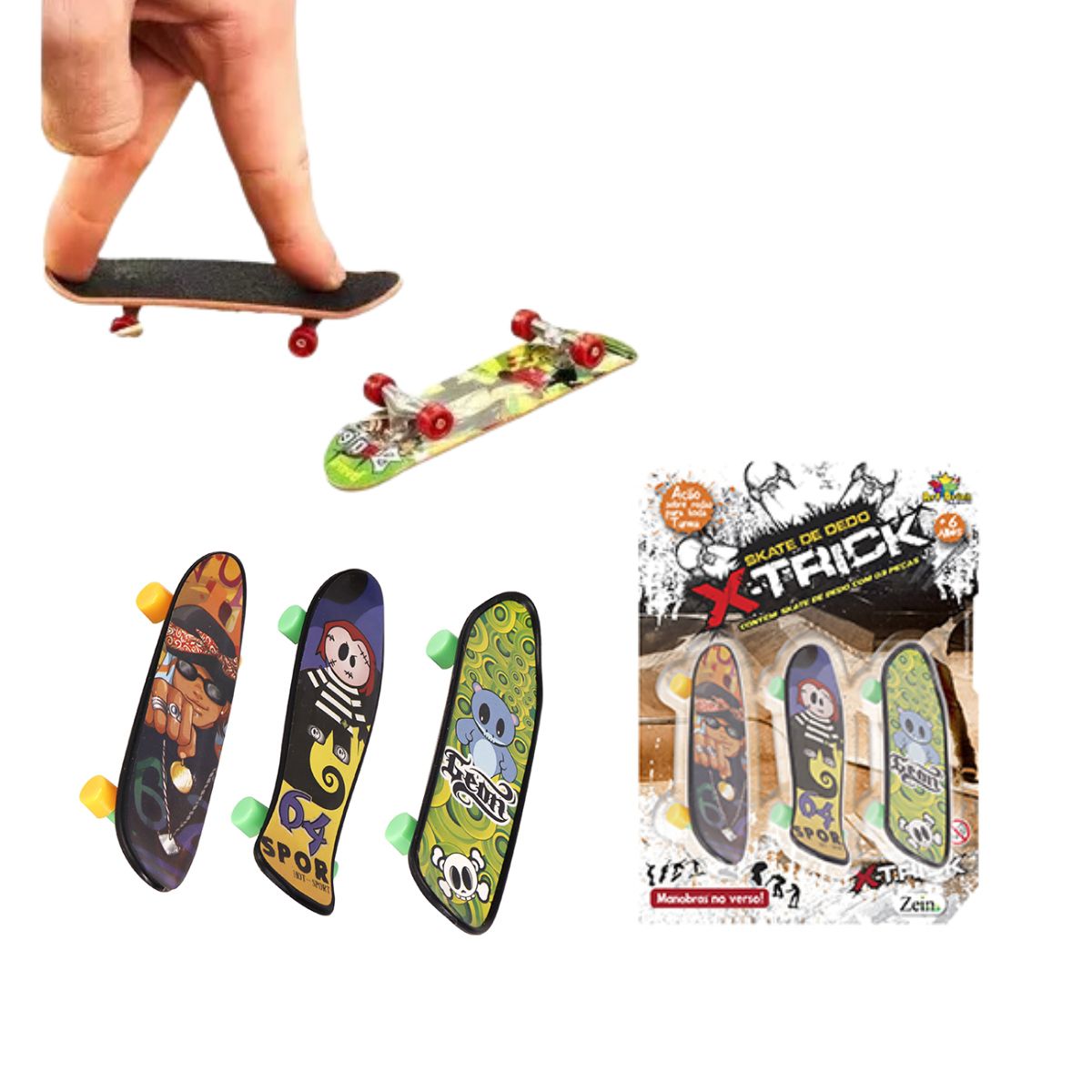 3 manobras fáceis para iniciantes no fingerboard! #fingerboard #skated