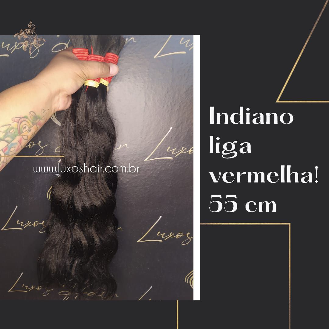 Cabelo Indiano 55cm 100gr - Luxos Hair