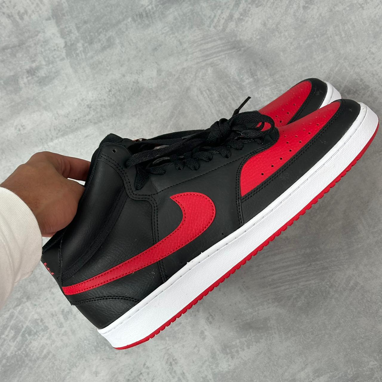 NIKE COURT VISION MID (VERMELHO/PRETO) - JNoriginalshop