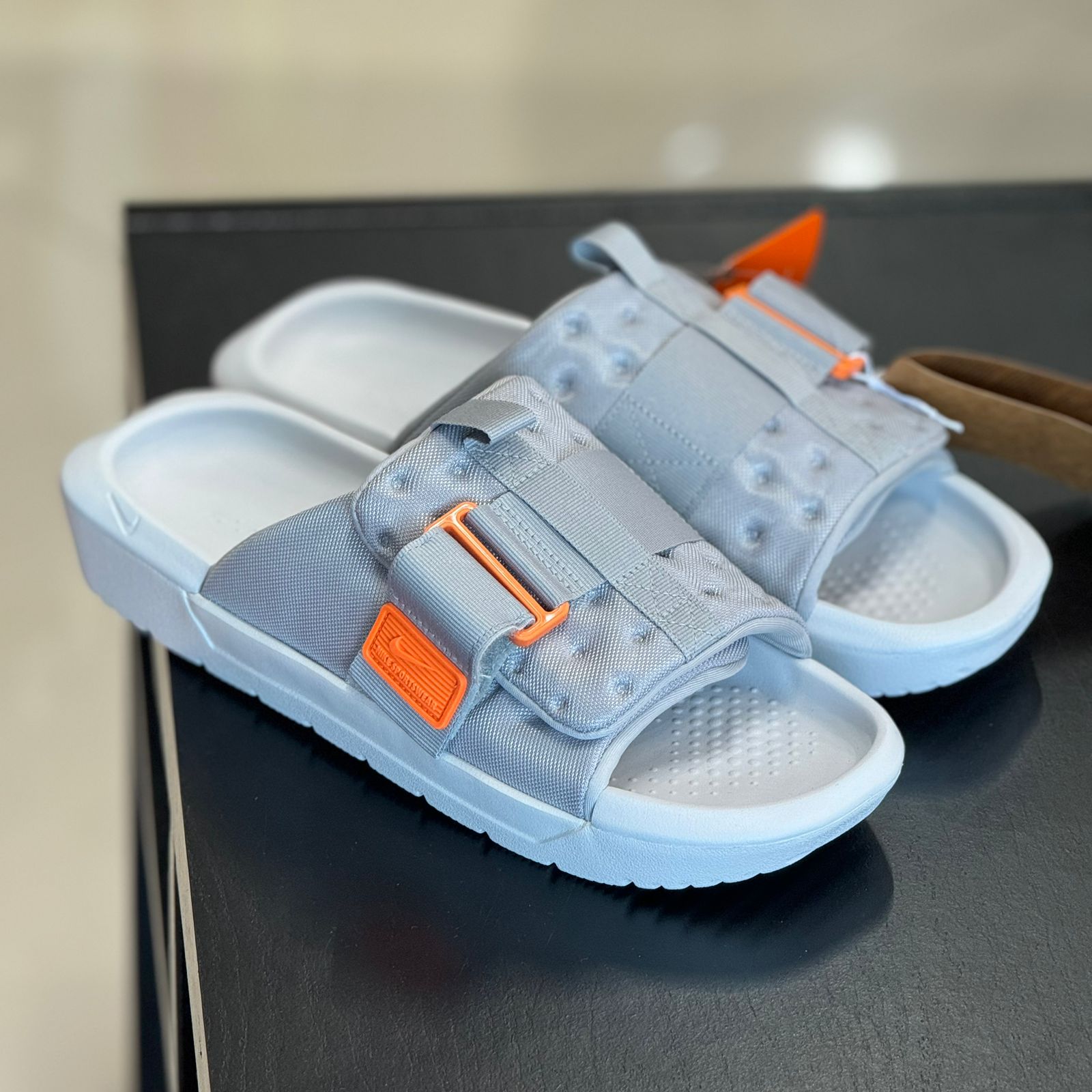 NIKE CHINELO ASUNA 3 SLIDE Cinza - FB2183-002 - JNoriginalshop