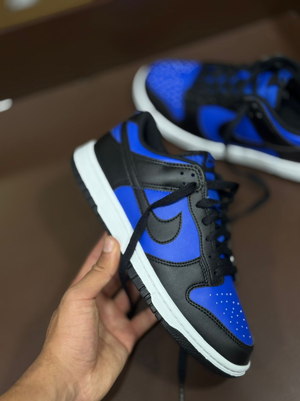 Tênis nike Dunk Retro - Preto + Azul royal - JNoriginalshop