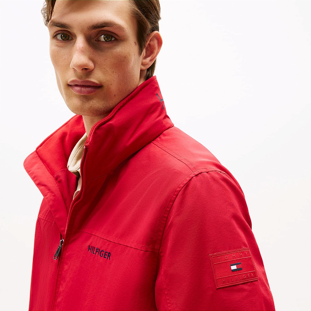 Jaqueta Tommy Hilfiger velejador - vermelha - JNoriginalshop
