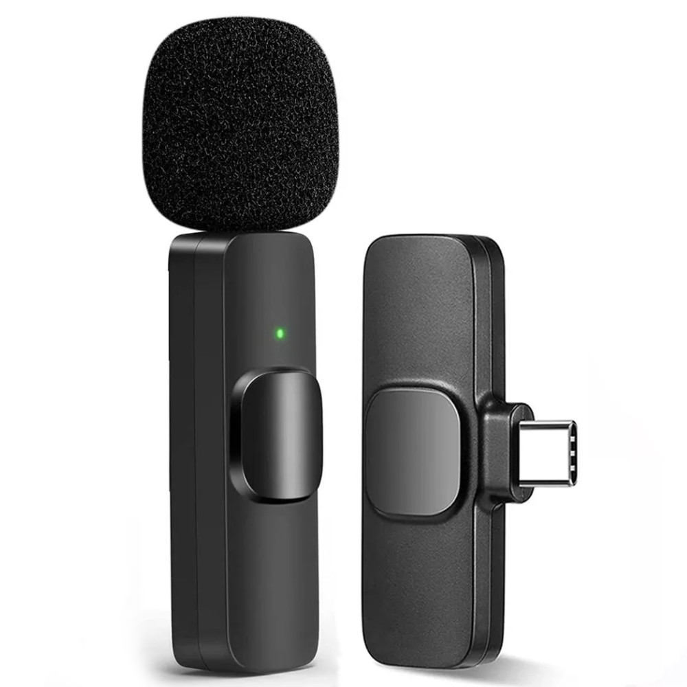 Microfone Lapela Wireless K9 para Android Tipo C (até 20 Metros) - Mmicros  Soluções Tecnológicas