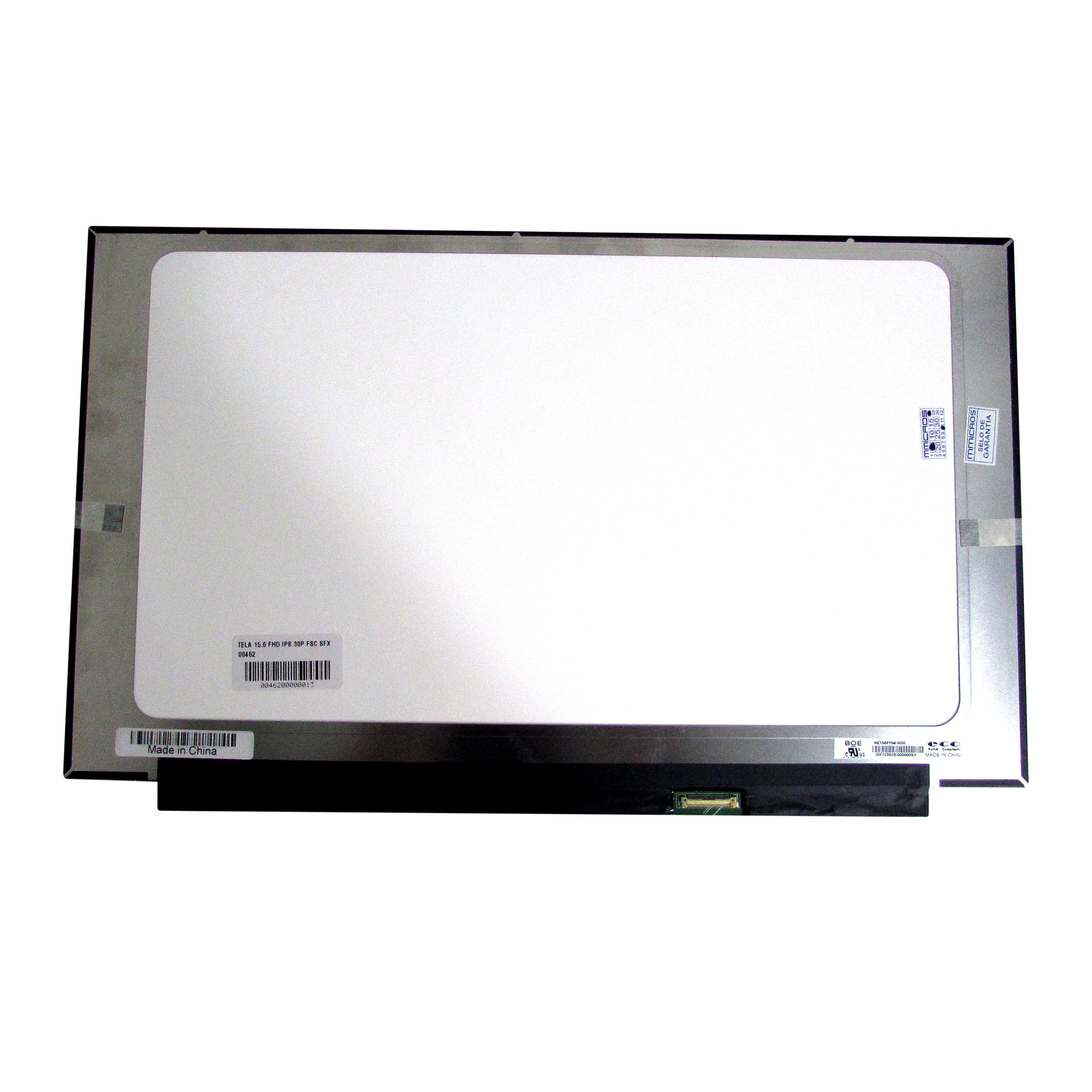 Display LCD 15,6" FHD IPS Per PC Portatile NE156FHM-NS0 Con Connettore 30 Pin - 3