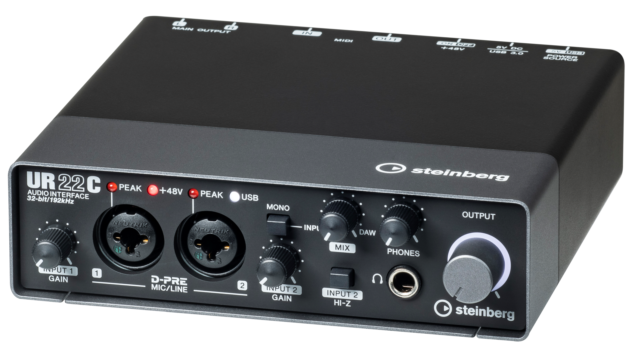 Ur22c Recording Pack Yamaha Steinberg (interface+ Mic+Fone) Gratis Cur ...