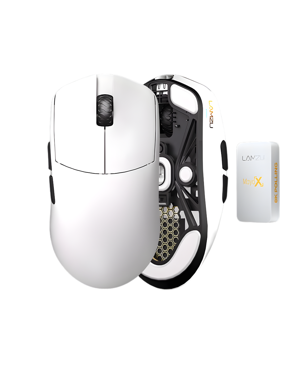 Mouse Lamzu Maya X 8k ultraleve para FPS competitivo - VTR Imports