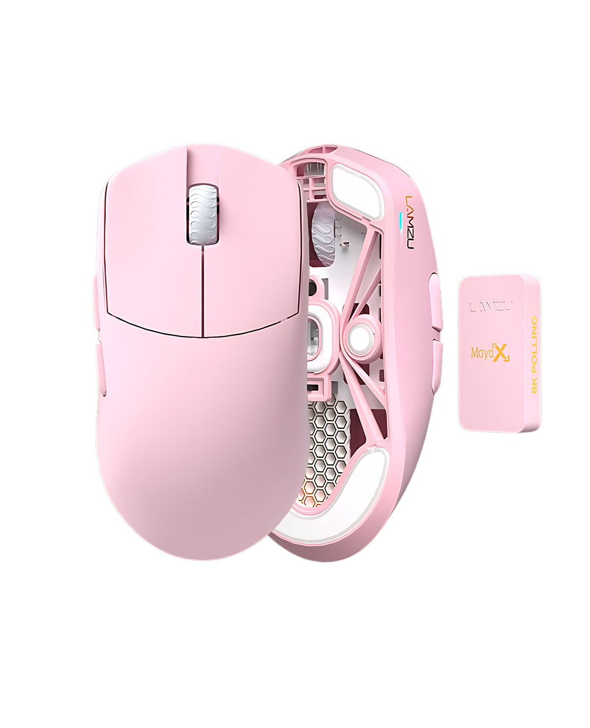 Mouse Lamzu Maya X 8k ultraleve para FPS competitivo - VTR Imports