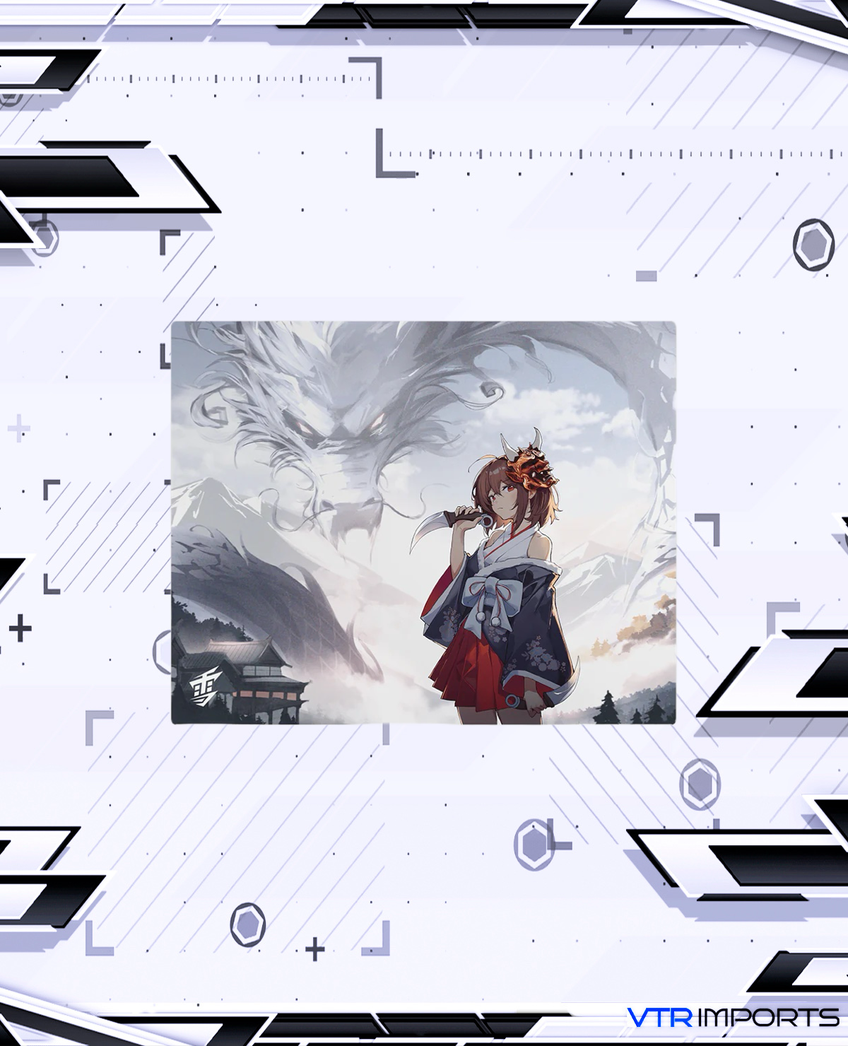 PRONTA ENTREGA) Mousepad Yuki Aim Oni 2.0 Glass - VTR Imports