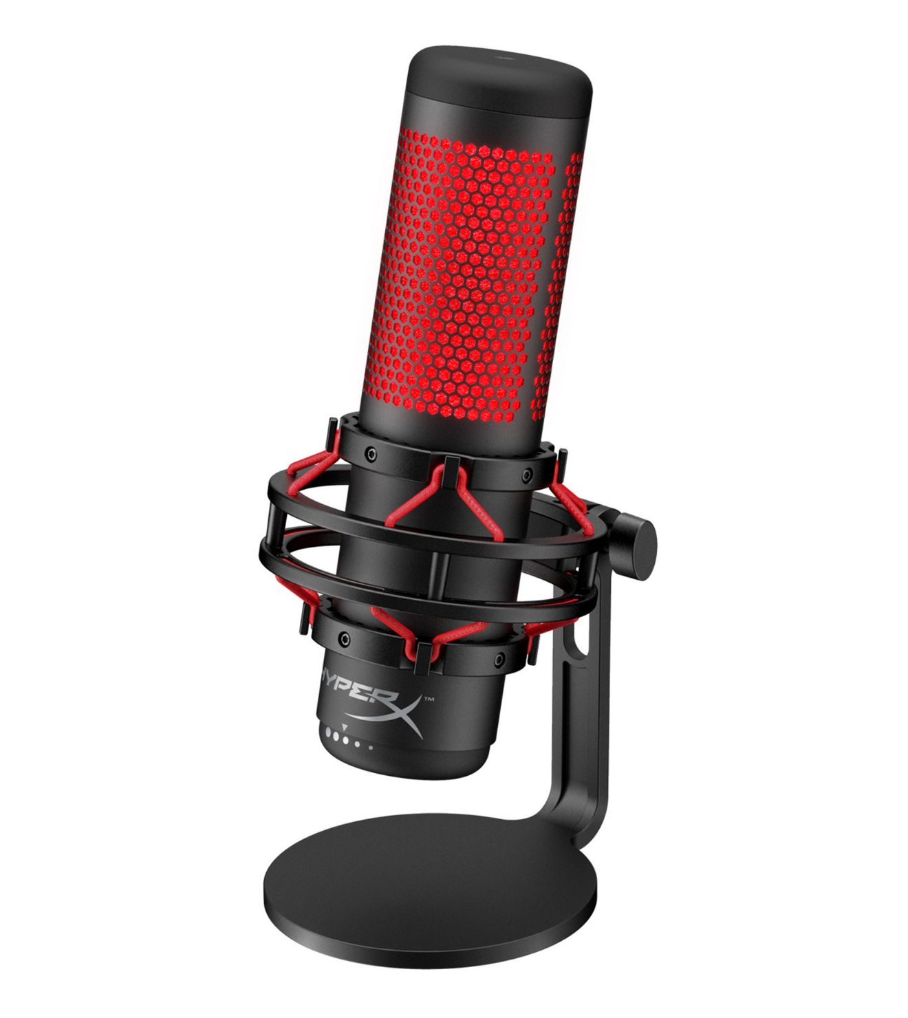 HyperX QuadCast スタンドアロンマイク Microfone HyperX Quadcast - VTR Imports