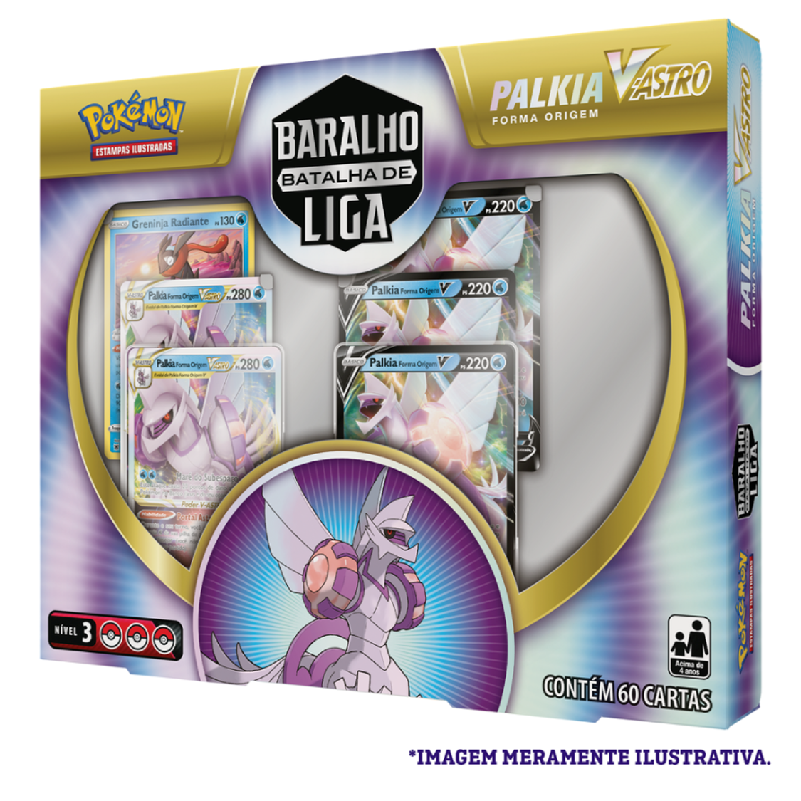 Box Pokémon Batalha De Liga Do Palkia Forma Origem V-astro - Loja Zuza  Brinquedos