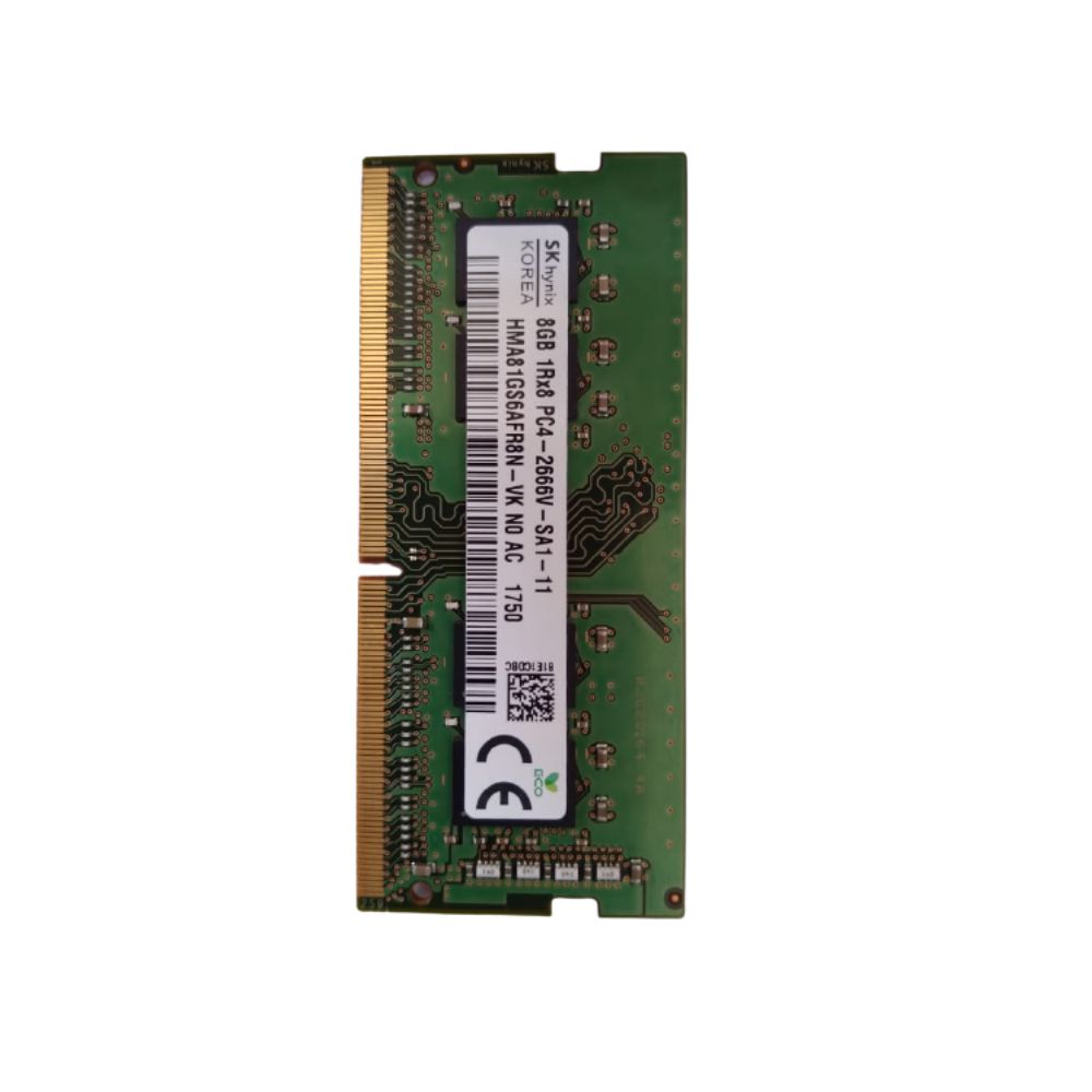 Barrette RAM SK Hynix 8Go DDR4 PC4-2666V SODIMM - Modèle HMA81GS6DJR8N-VK (Occasion Testée)