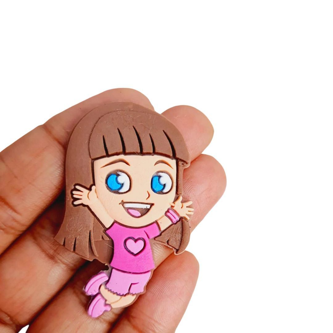 Aplique emborrachado Barbie mod 03 Sanding - Artec Aviamentos