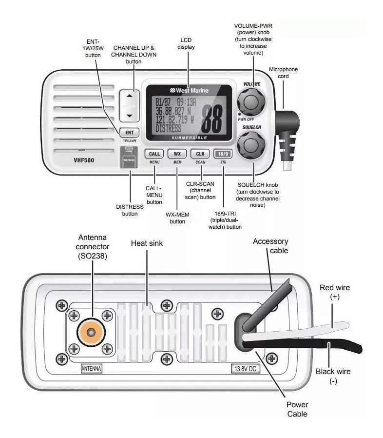 Rádio Vhf Uniden Solara Dsc Um380 Homologado ABROLHOS NÁUTICA