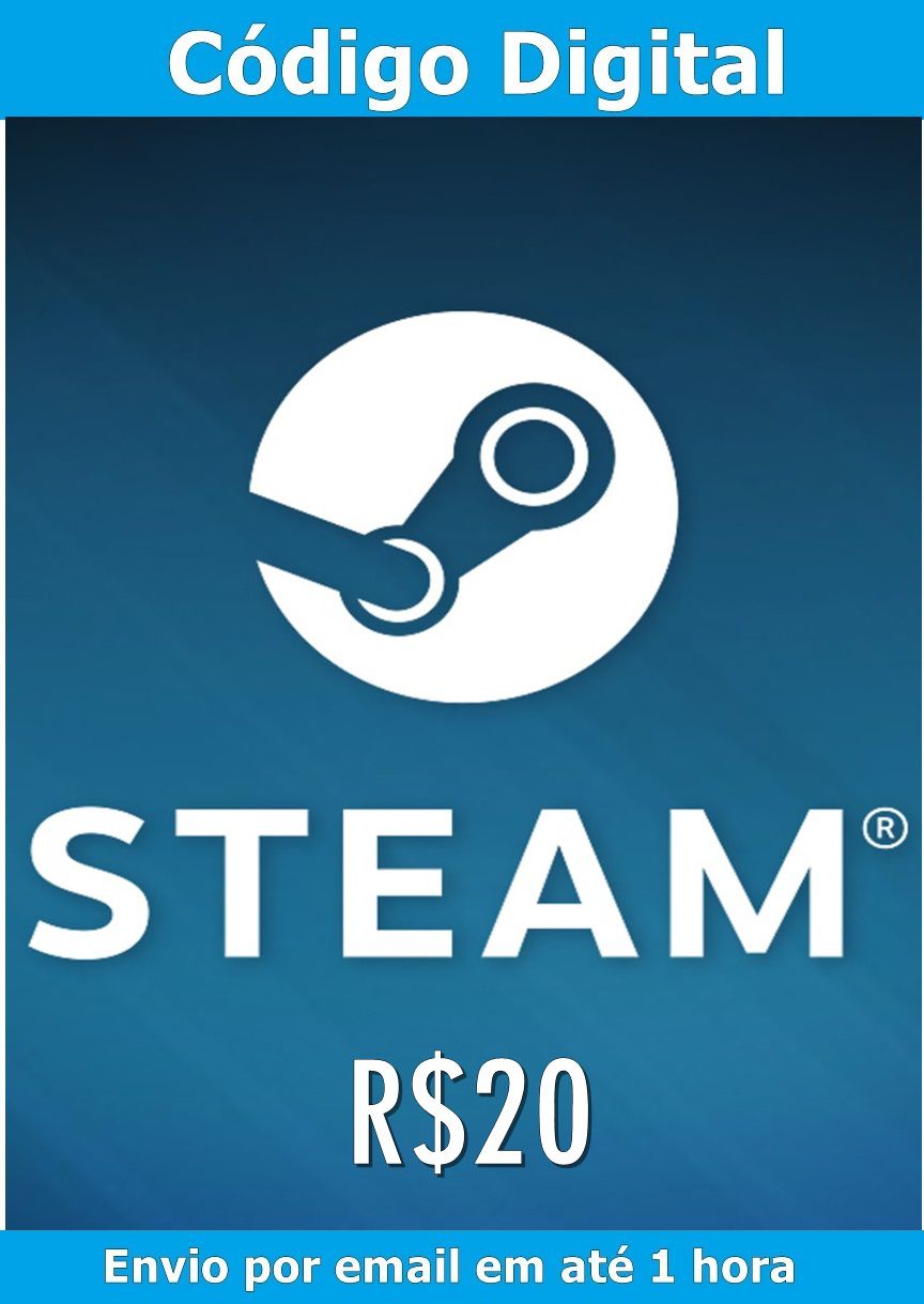 Steam: Cartões-presente digitais disponíveis online