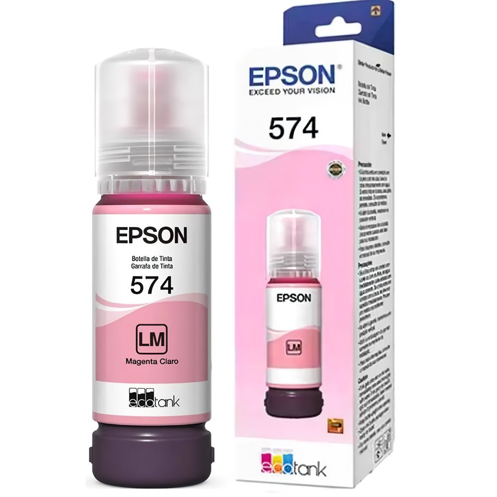 Garrafa De Tinta Epson T Magenta Claro Ml Biostech Conecta