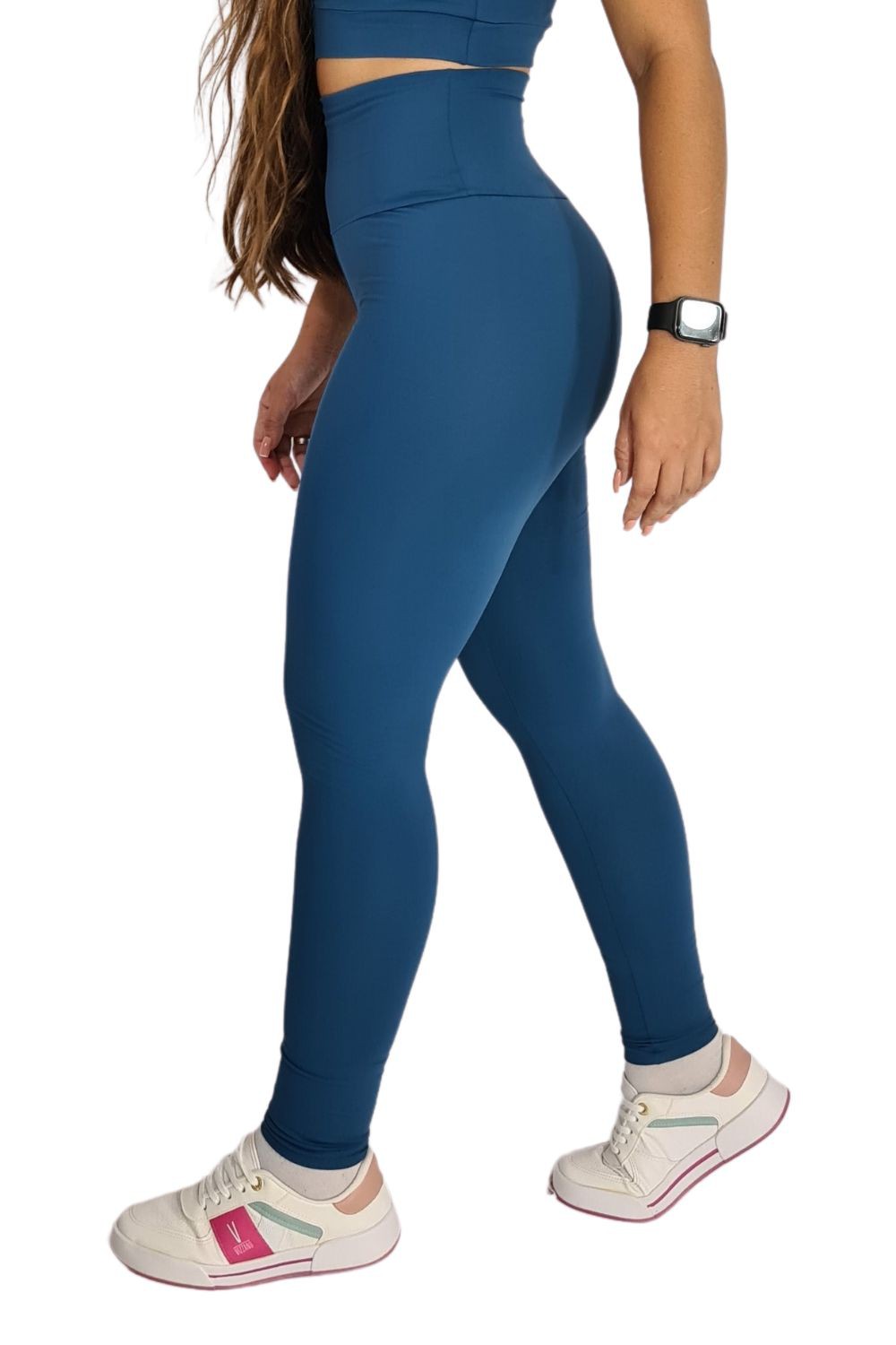 Legging Preta Cirre Tela Lateral, legging transparente 