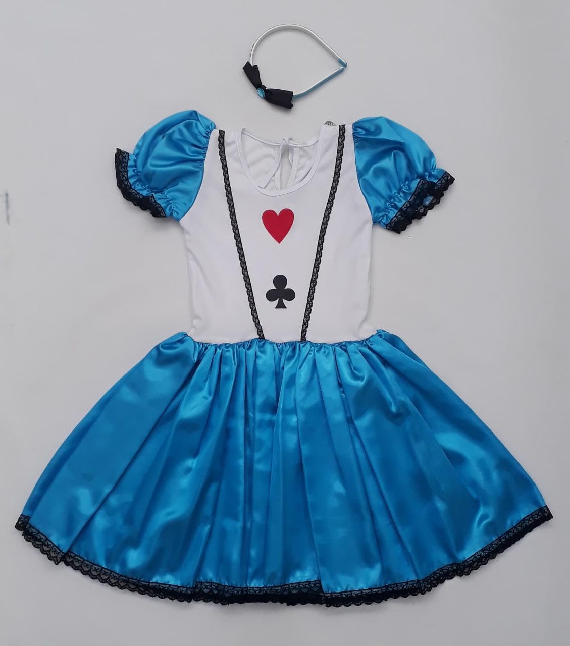 Fantasia Halloween Infantil Caveirinha c/ Máscara Vestido