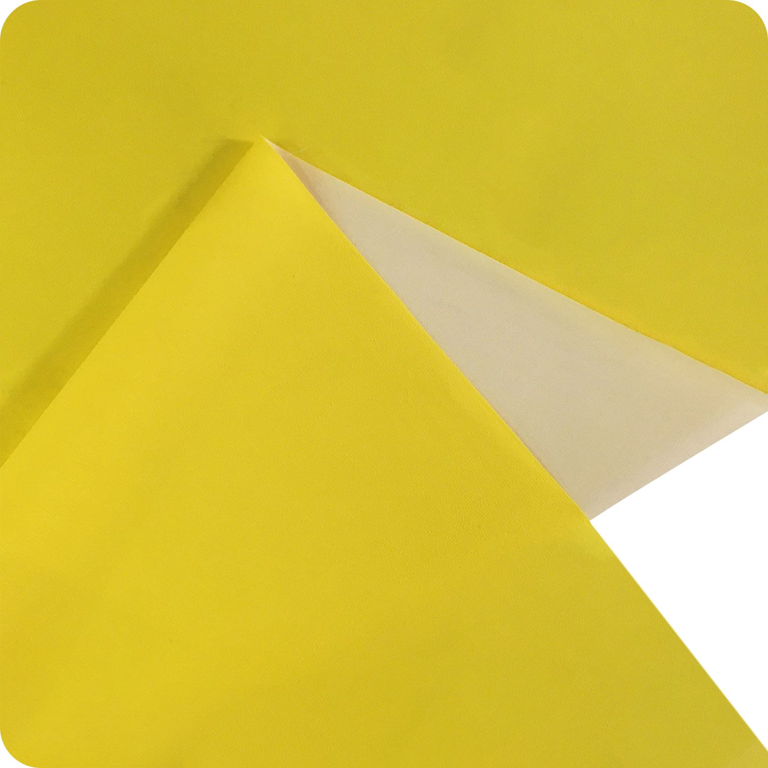 Tecido Veludo Plush Amarelo 100%Poliéster - 1 metro.