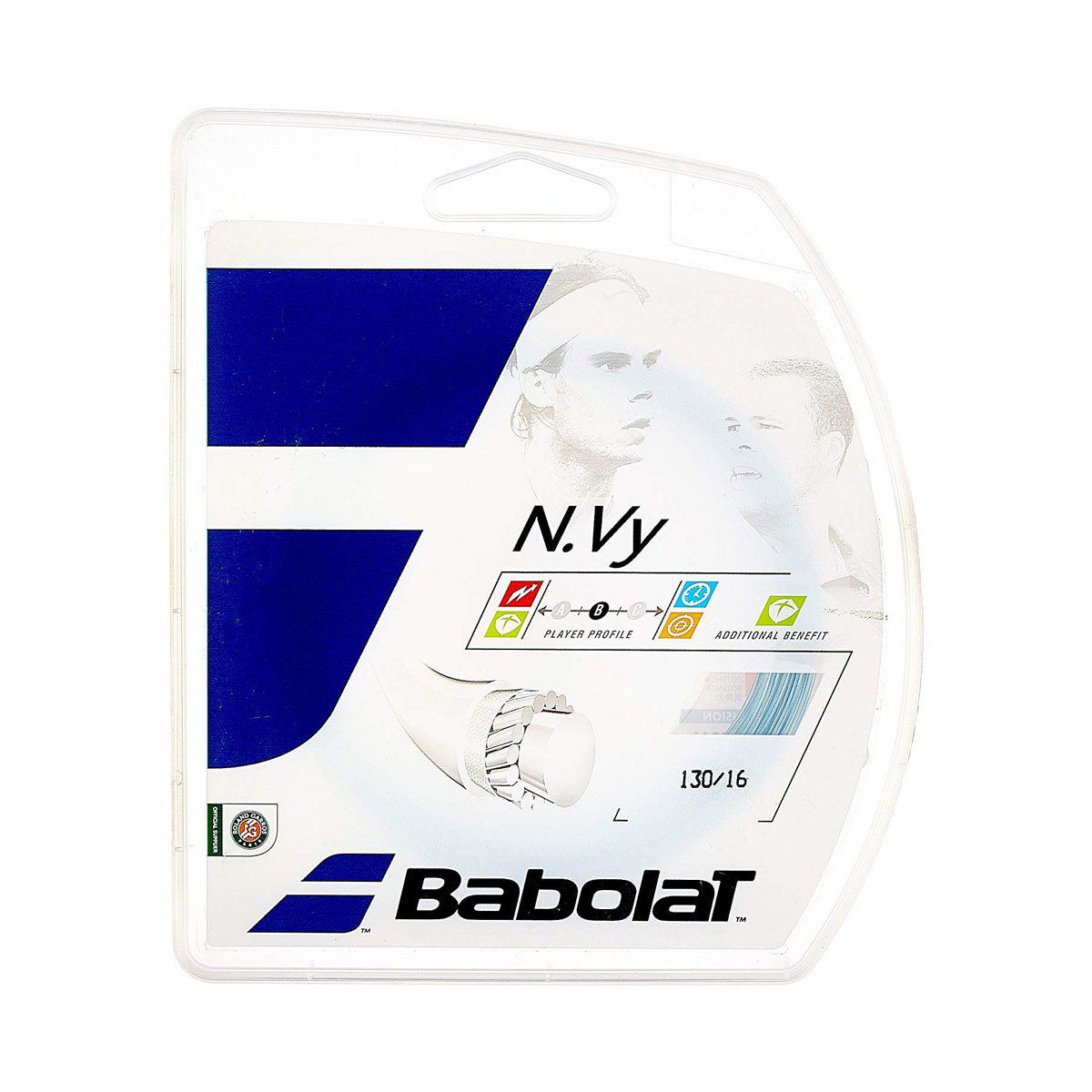 Set Corda Babolat N.vy 16 1.30mm Azul Beach e Tennis Racquet Store