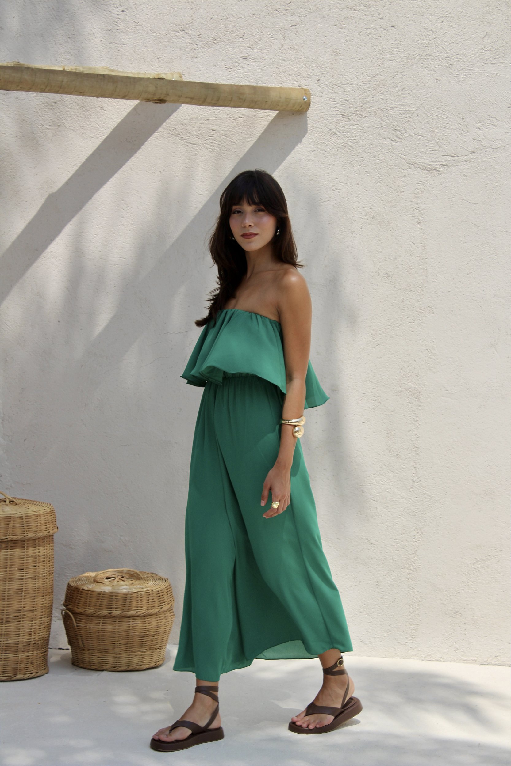 Macacão Carol Verde Bandeira - LACCI BRAND