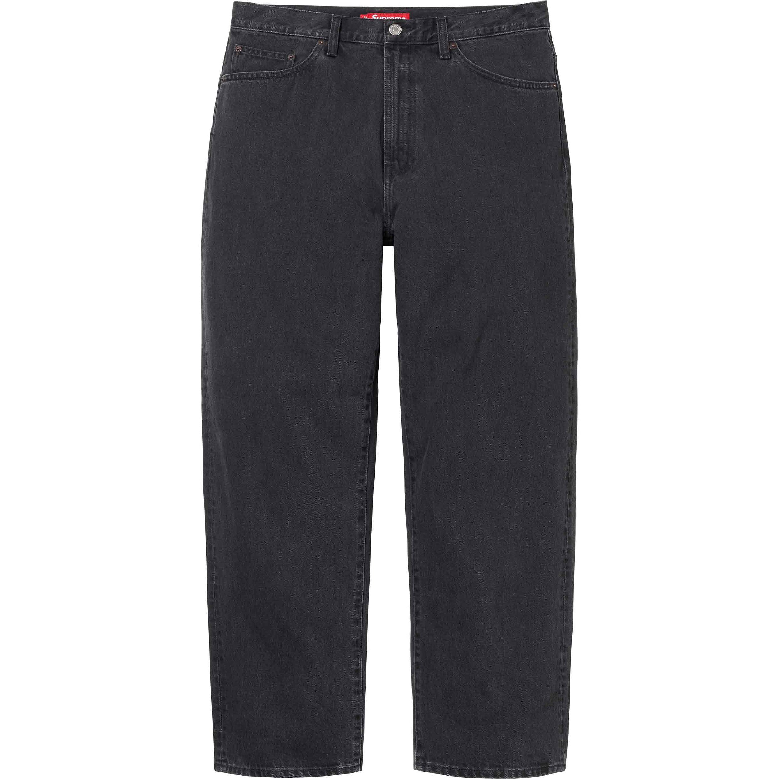 Supreme Baggy Jean (FW24) Black - Loro - Itens Exclusivos e Supreme Baggy Jean (FW24) Black - Loro - Itens Exclusivos e
