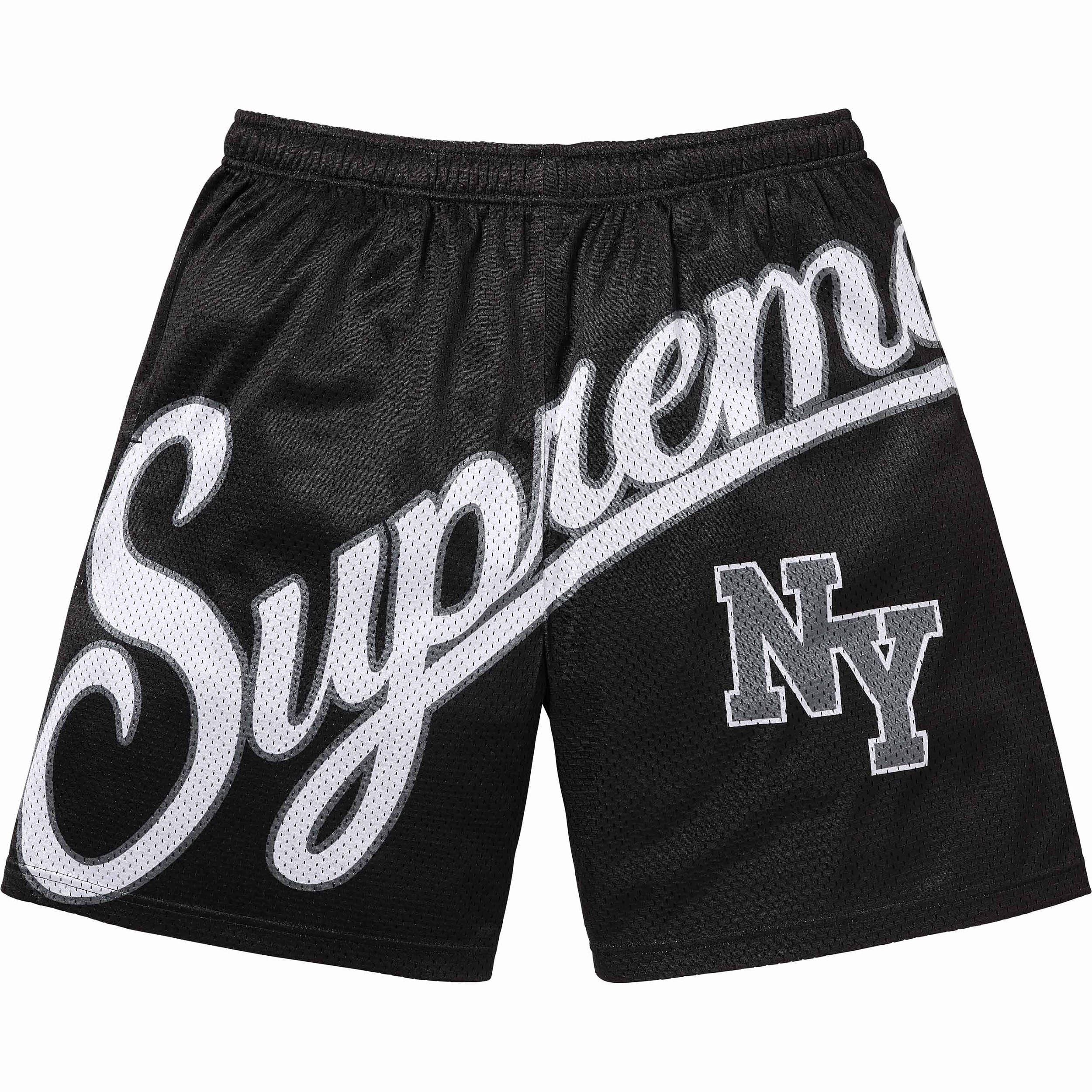 出産祝いなども豊富 Short Mesh Script Big Supreme Black Itens - Loro - ウェア
