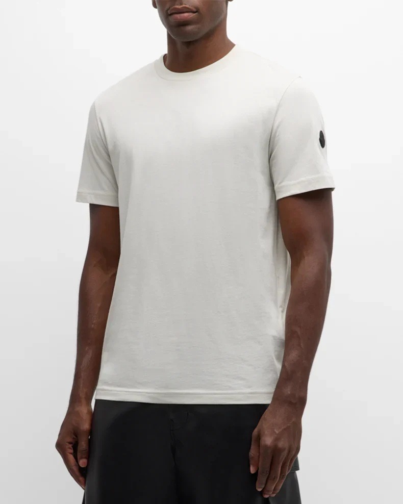 Moncler Organic White Tee - Loro - Itens Exclusivos e Limitados