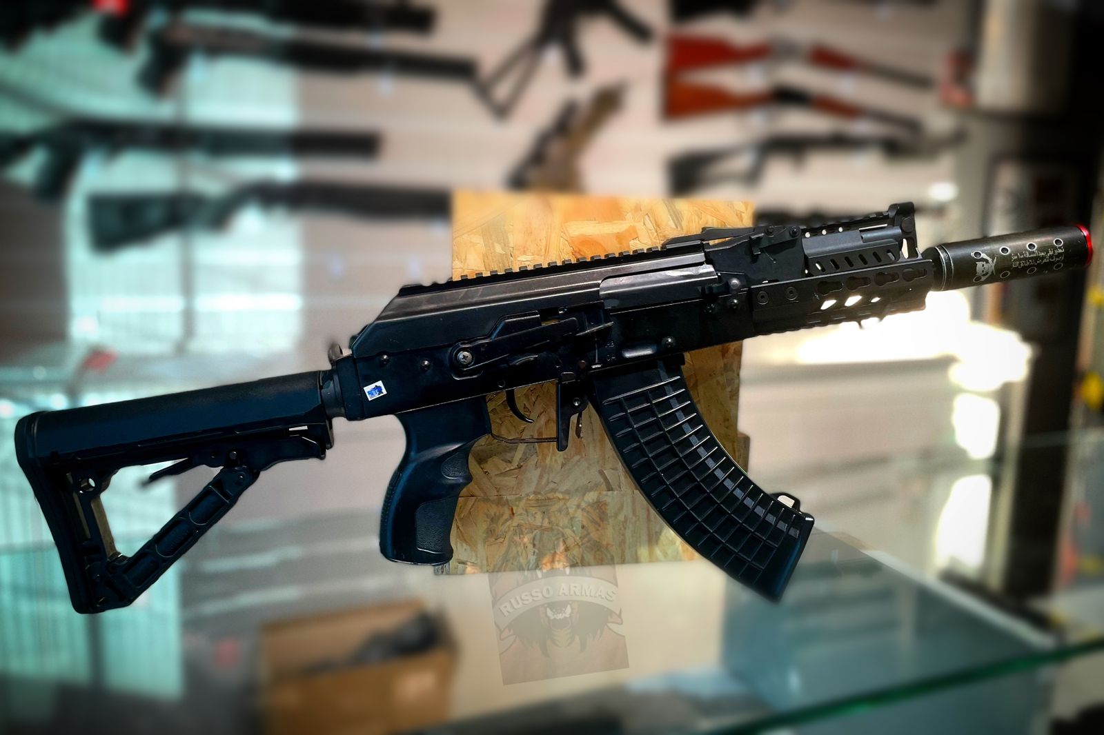 RIFLE DE AIRSOFT AEG RK74-CQB – G&G - Russo Armas