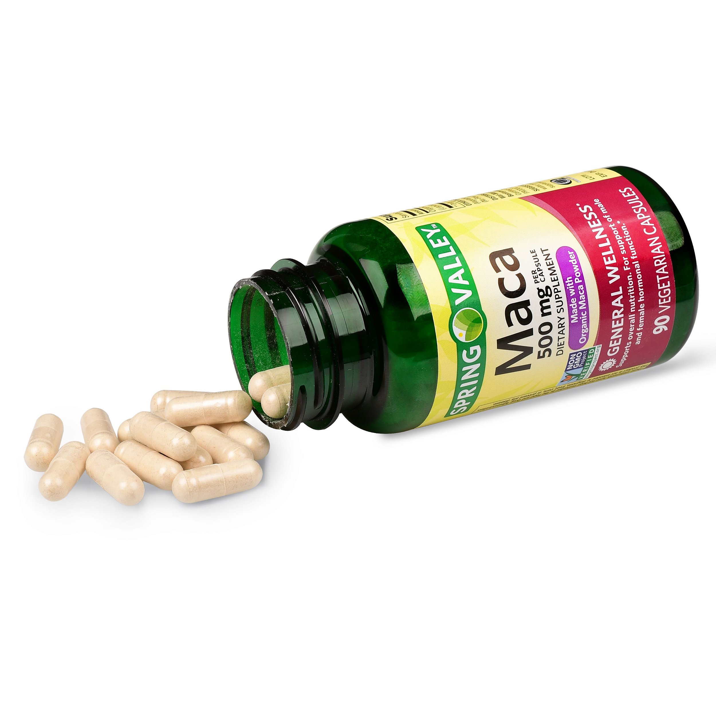 Maca 500mg Vitamina Spring Valley 90 unit FM LOJA Produtos