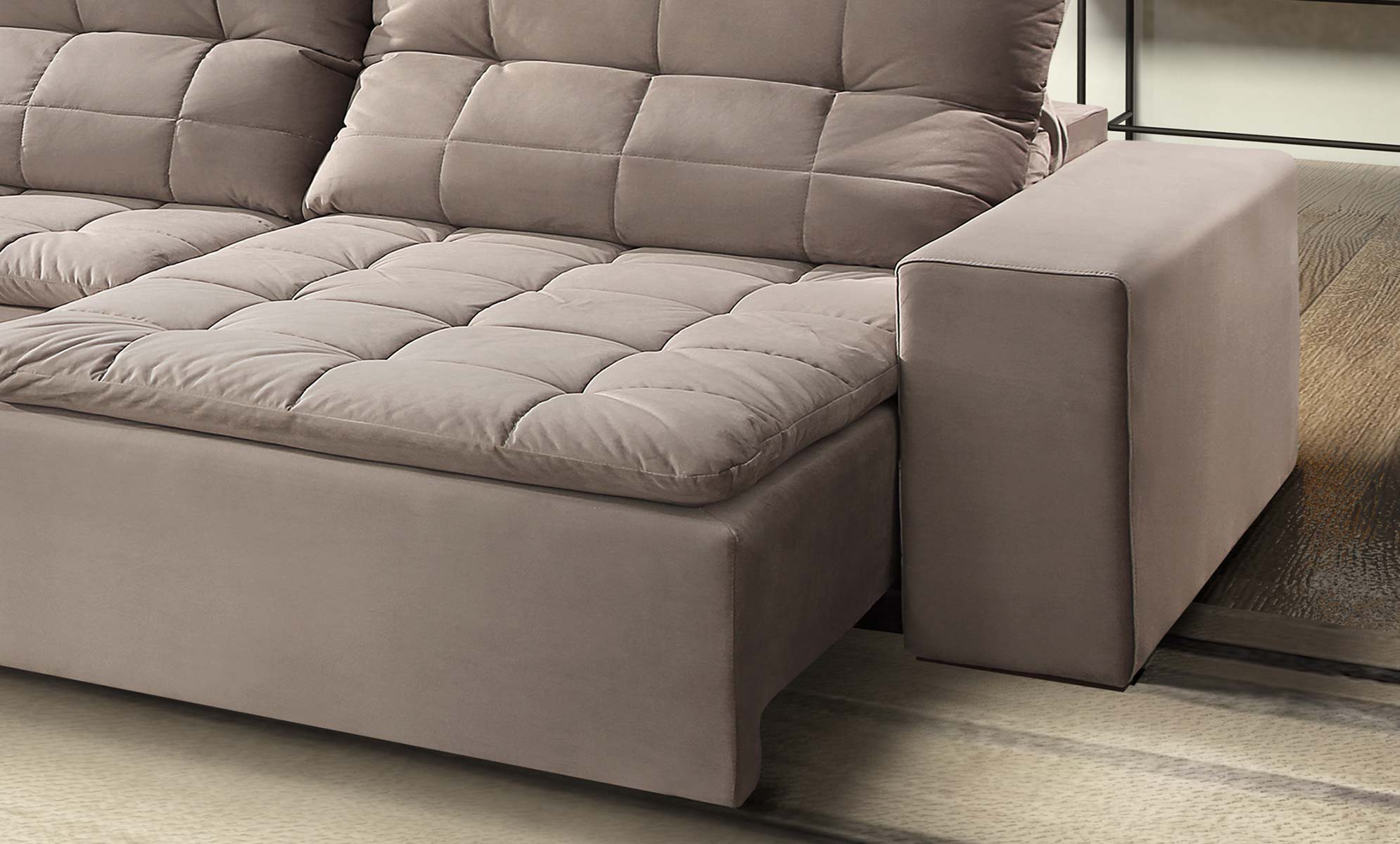 Sofá Maraú Decora Interiores Loja de móveis BH, AV Silviano Brandão