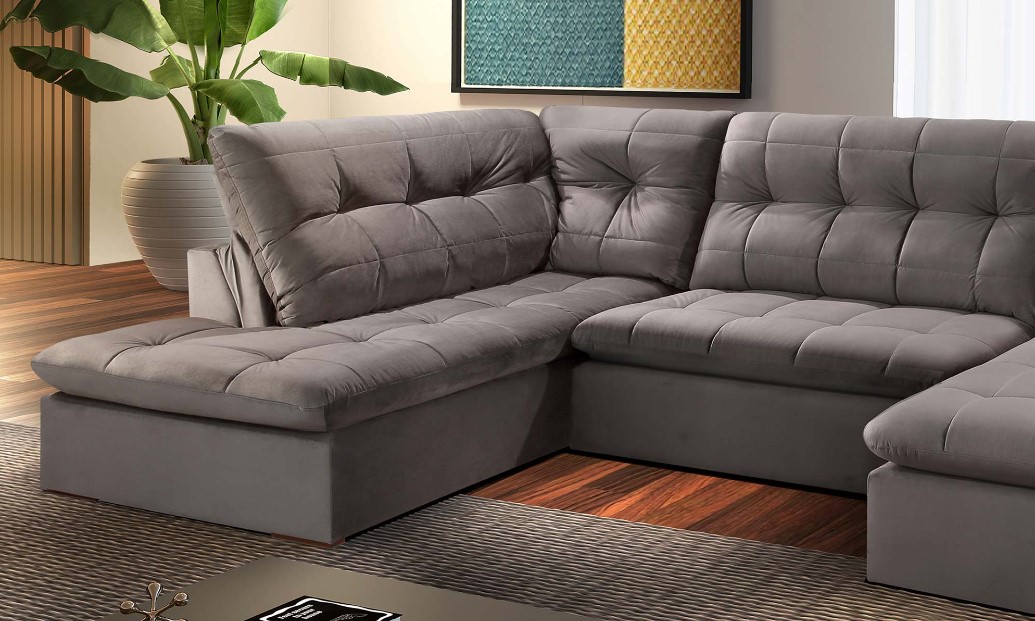 Sofá Santo Decora Interiores Loja de móveis BH, AV Silviano Brandão Contagem