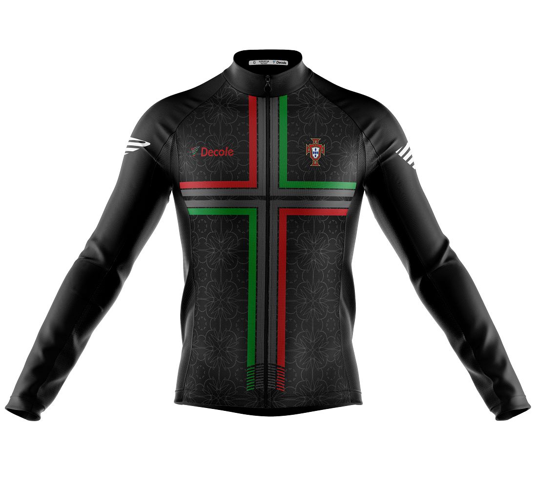 Camisa Ciclismo Copa Portugal Manga Longa Decole Uv Bike Mtb - JAC Bikes |  Acessórios e roupas para ciclistas