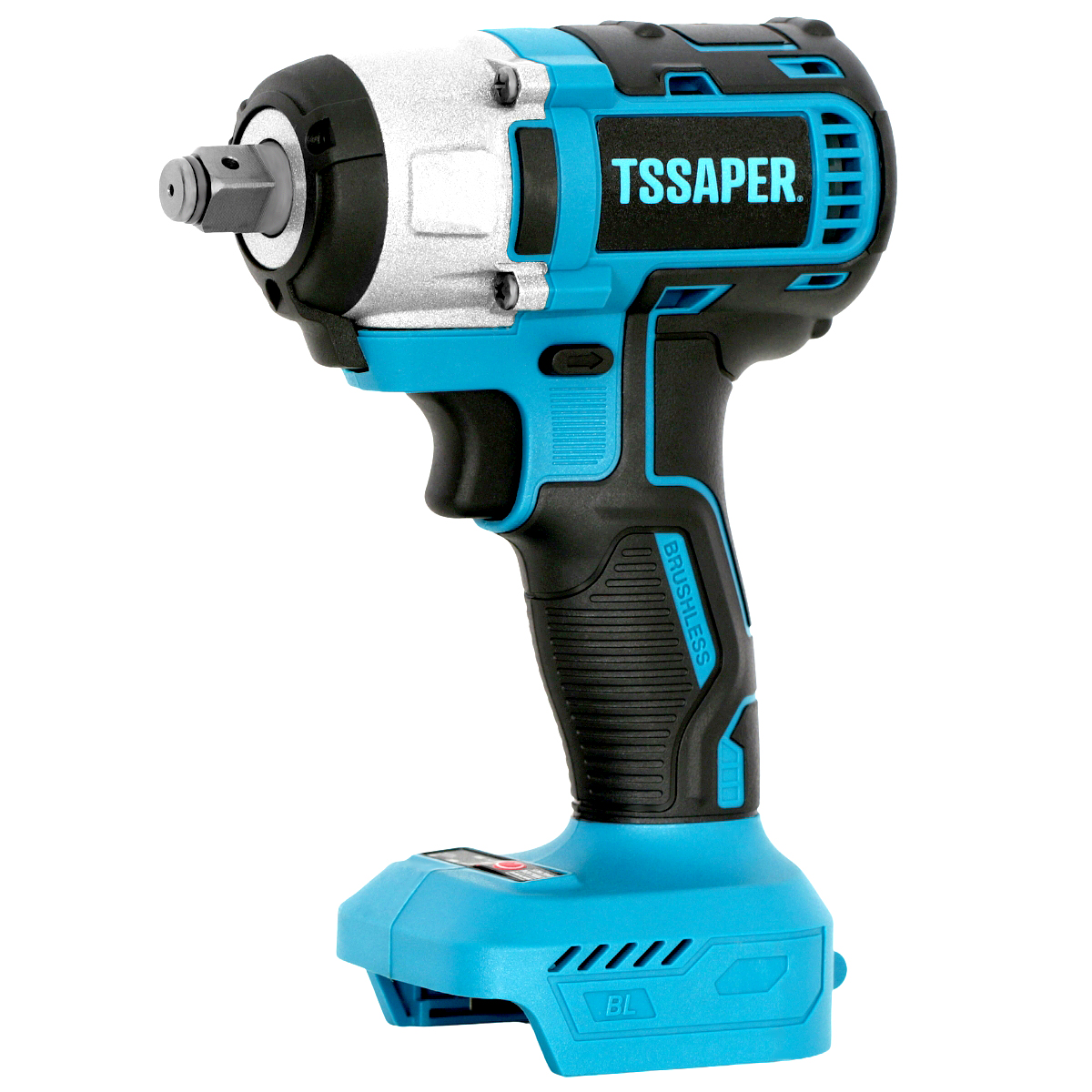 Chave de impacto 21v torque de 380nm inclui 2 baterias, maleta e 3