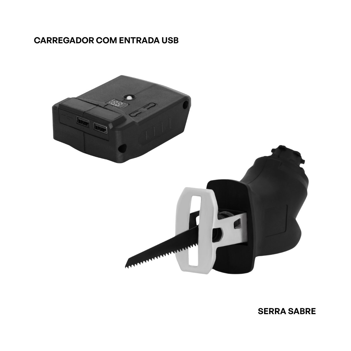 Ferramenta Multifuncional 8 em 1 a Bateria de 21v com Maleta