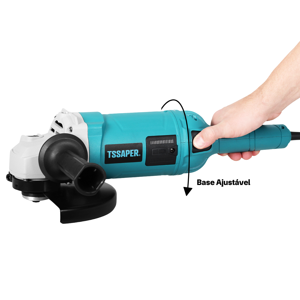 Esmerilhadeira Profissional 230mm 2600w com Base Ajustável Tssaper