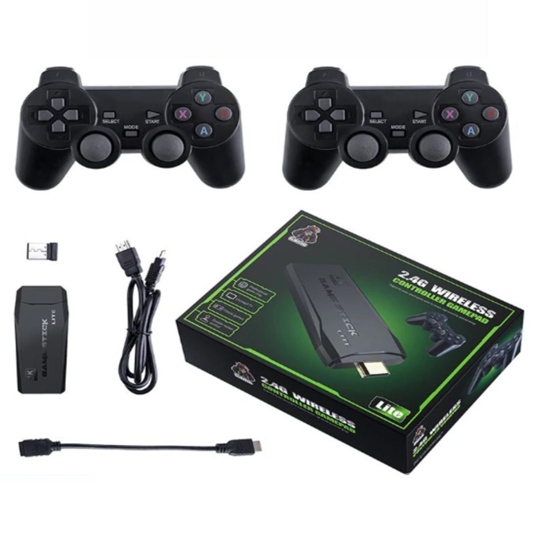 Vídeo Game Stick Retrô Controle Sem Fio HDMI 3500 Jogos – Promonanet a sua  loja de promoções na Internet