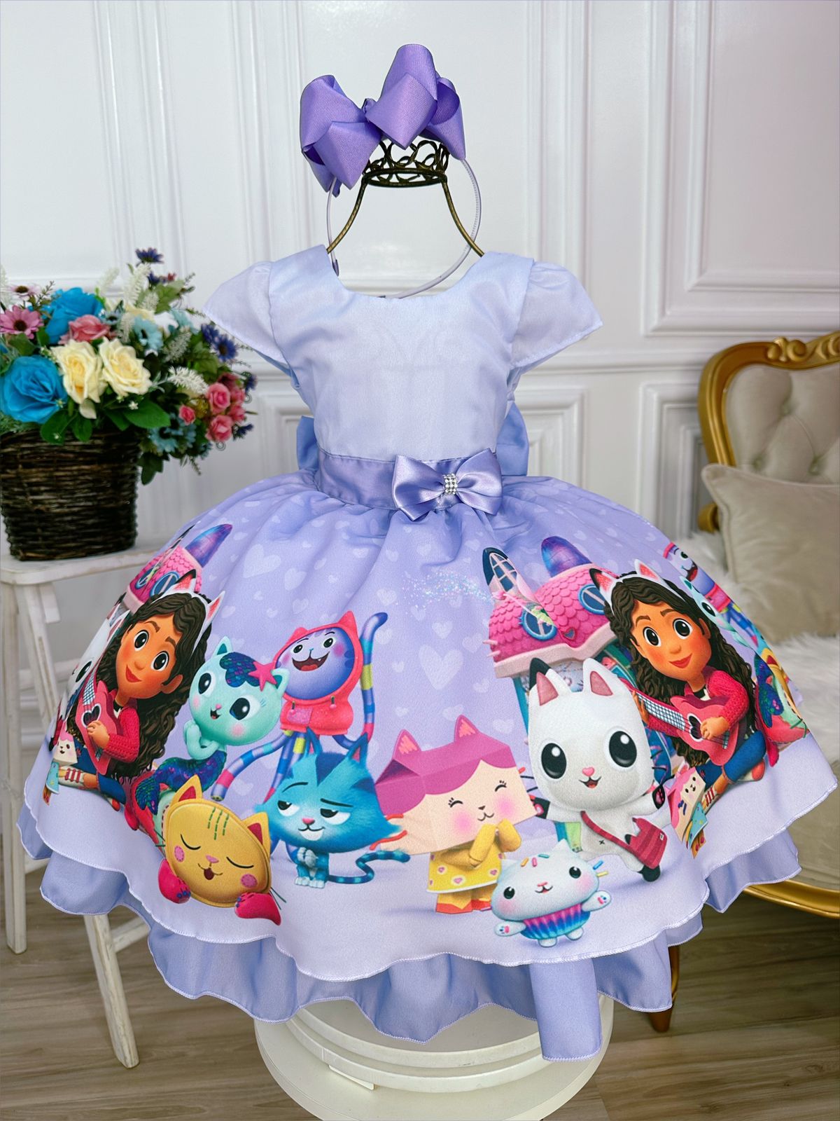 Vestido Infantil Princesa Sofia - Fabuloso Ateliê