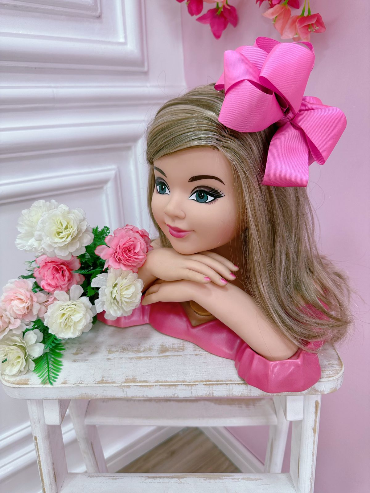 Vestido Infantil Barbie Princesa Rosa Chiclete com Cinto - Fabuloso Ateliê