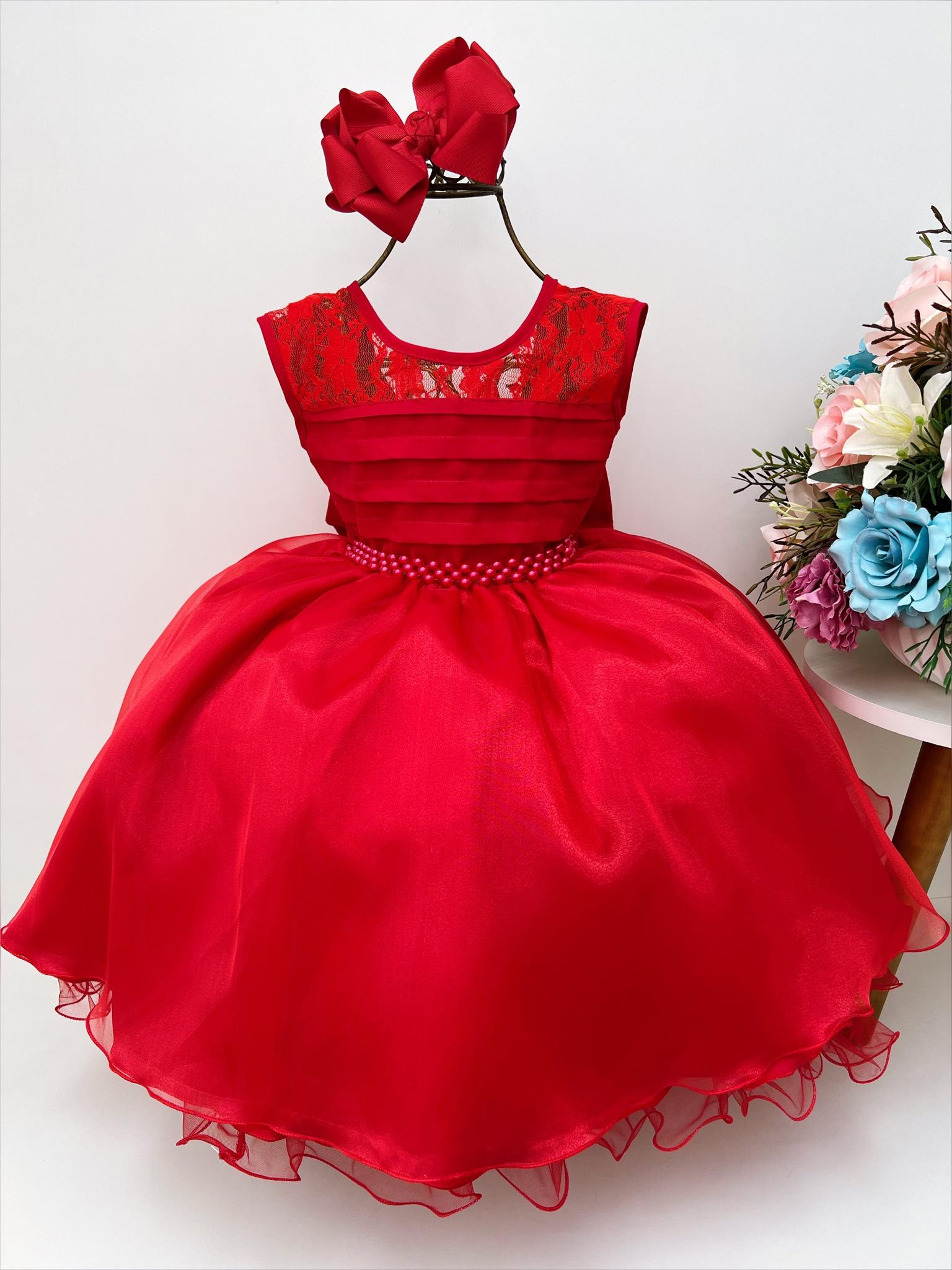 Vestido Princesa Temático Moana Baby Renda Luxo - Fabuloso Ateliê