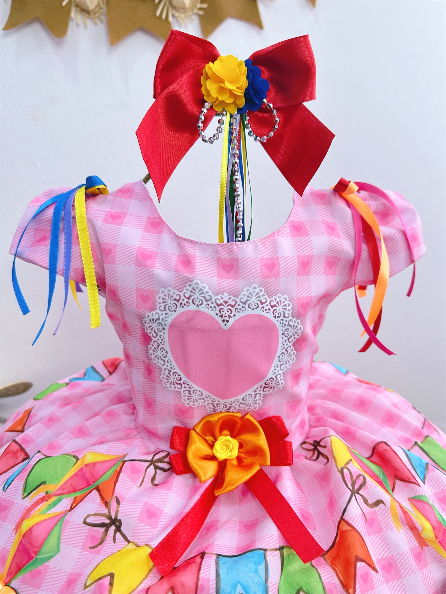 São João Vestido Festa Junina Bebe Vestido Infantil Festa Junina