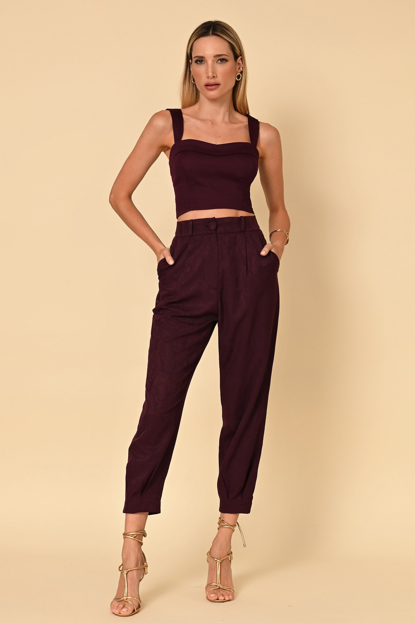 CALÇA LARISSA CASHMERE AÇAÍ CT BRAND