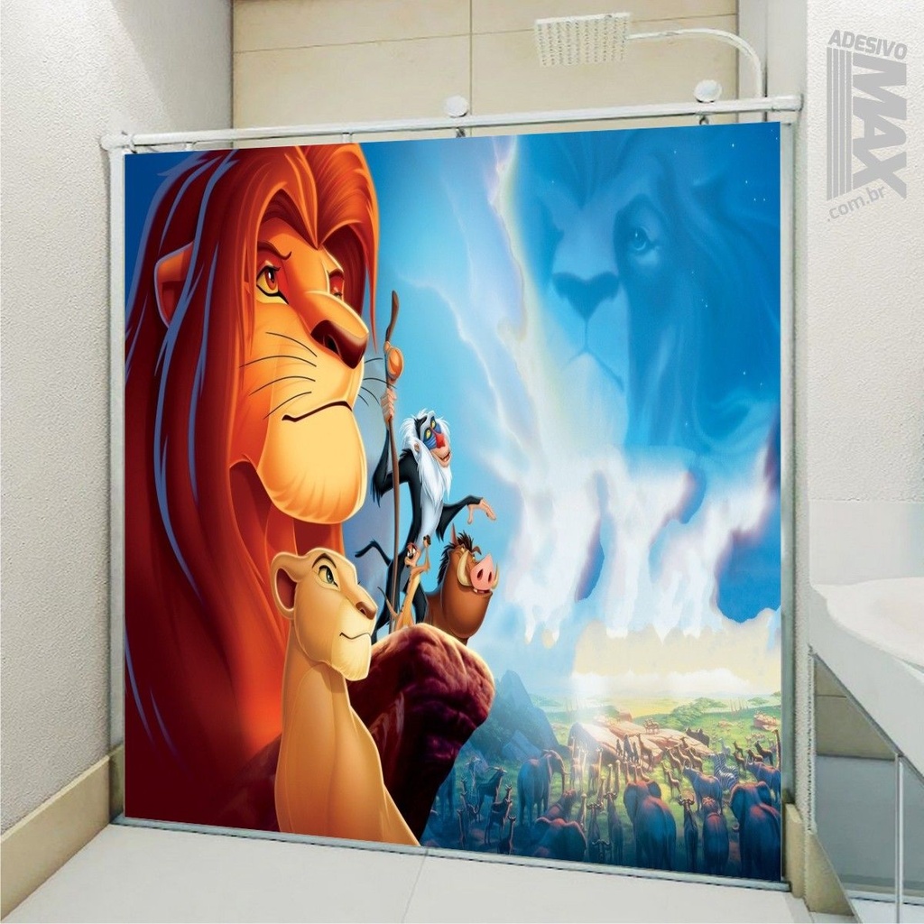 Adesivo buraco de parede rei leão, Disney