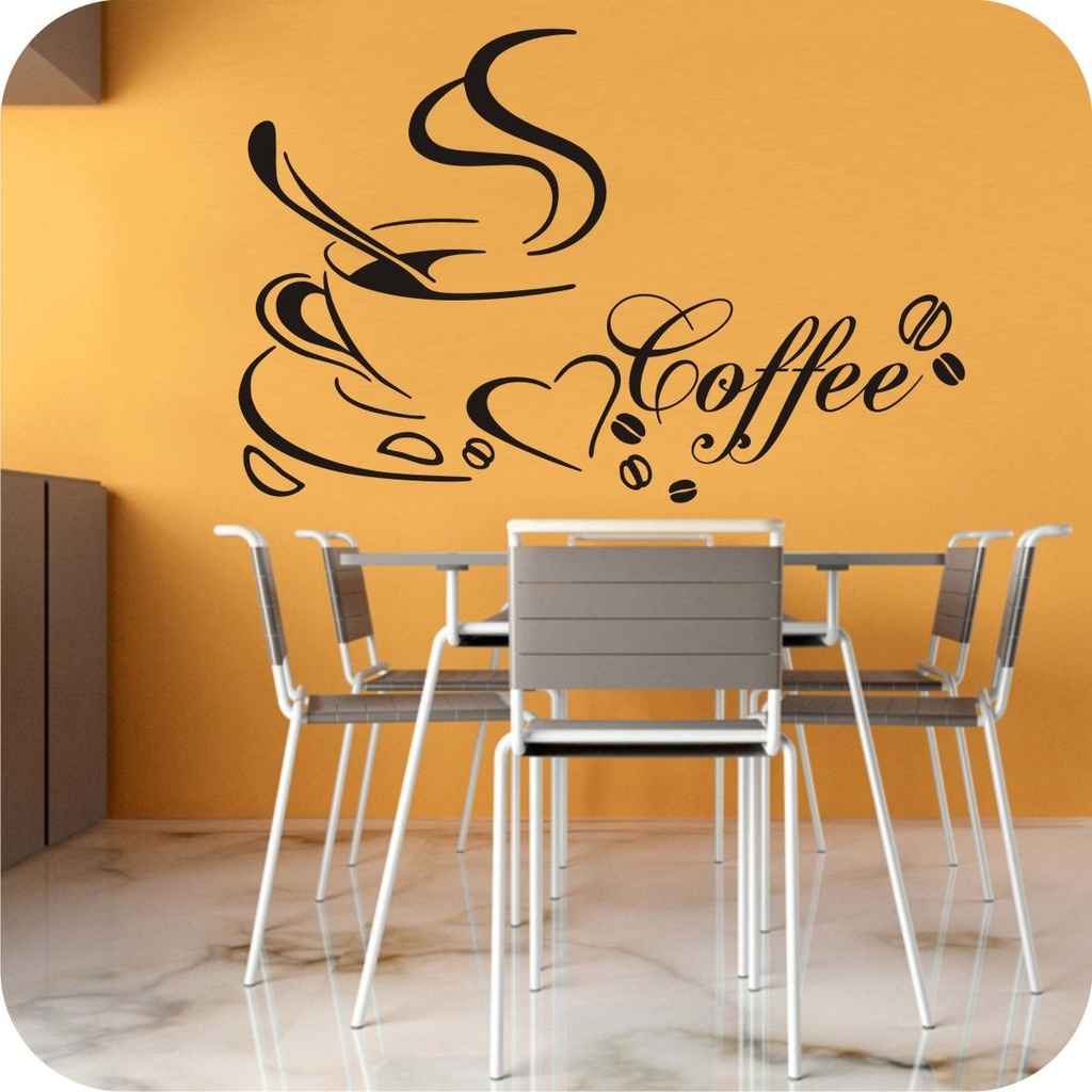 Adesivo de Parede Coffee Café adesivomax - Adesivos de Box, Parede ...