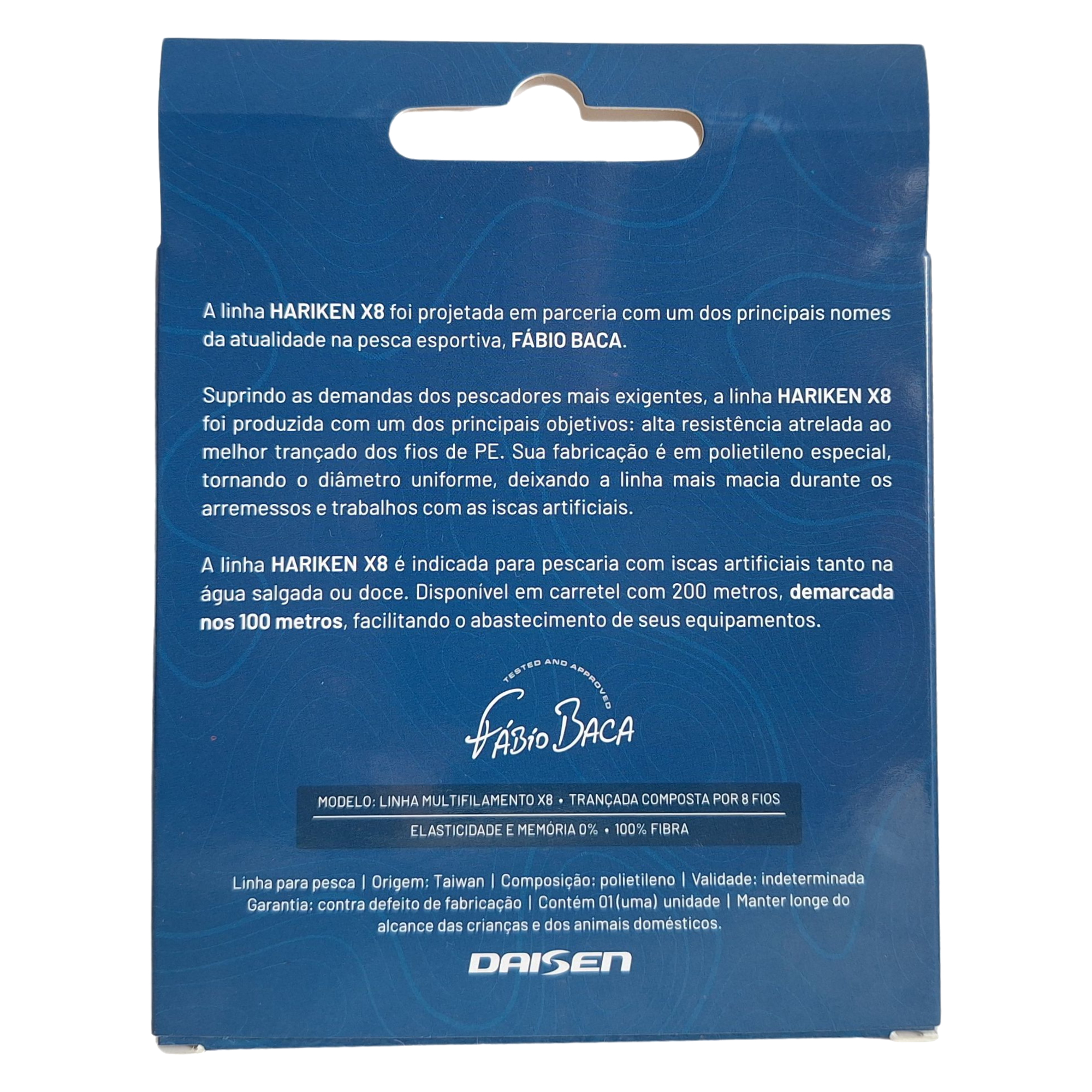 Linha Multifilamento Daisen Hariken X8 200 metros - by Fábio Baca