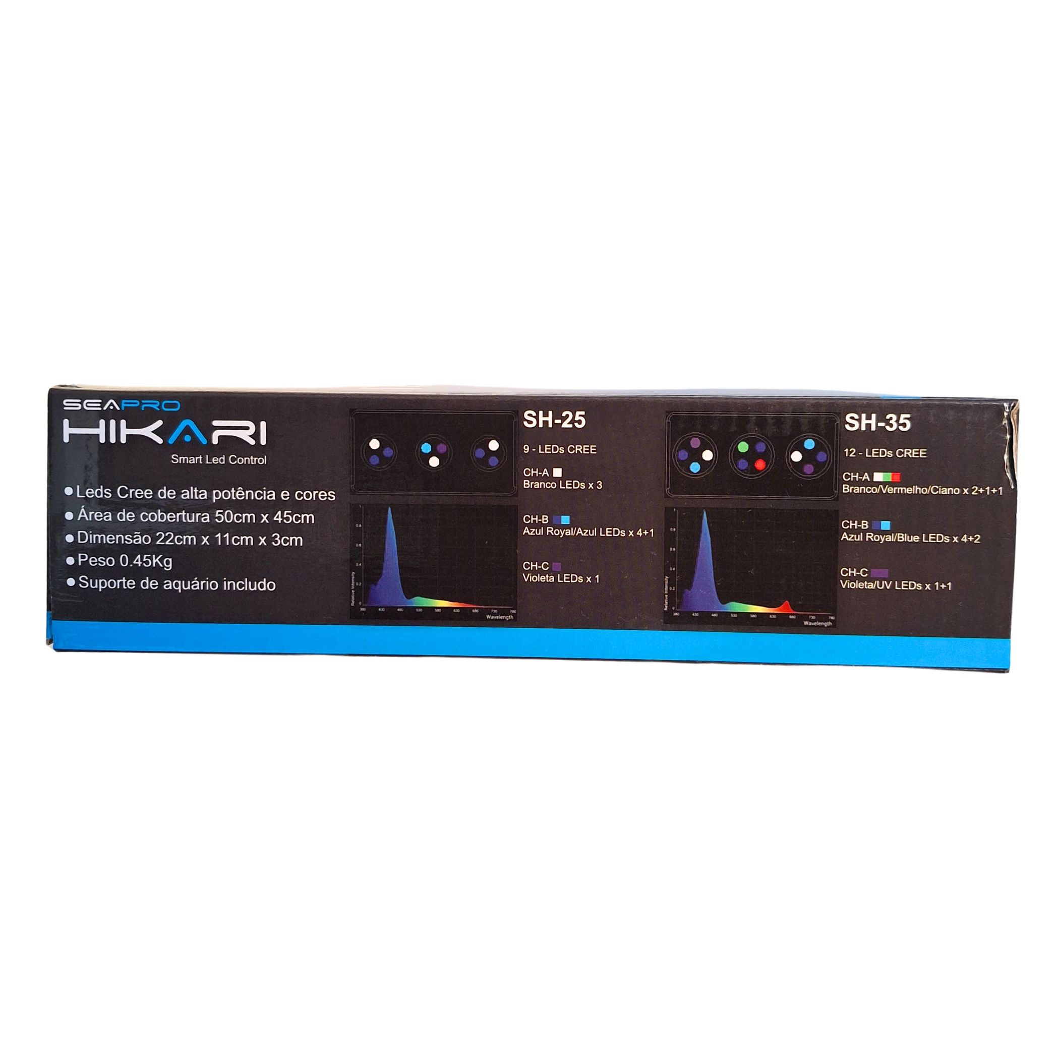 Luminária Para Aquário Marinho Hikari SH-35 Marine 35w - SeaPro