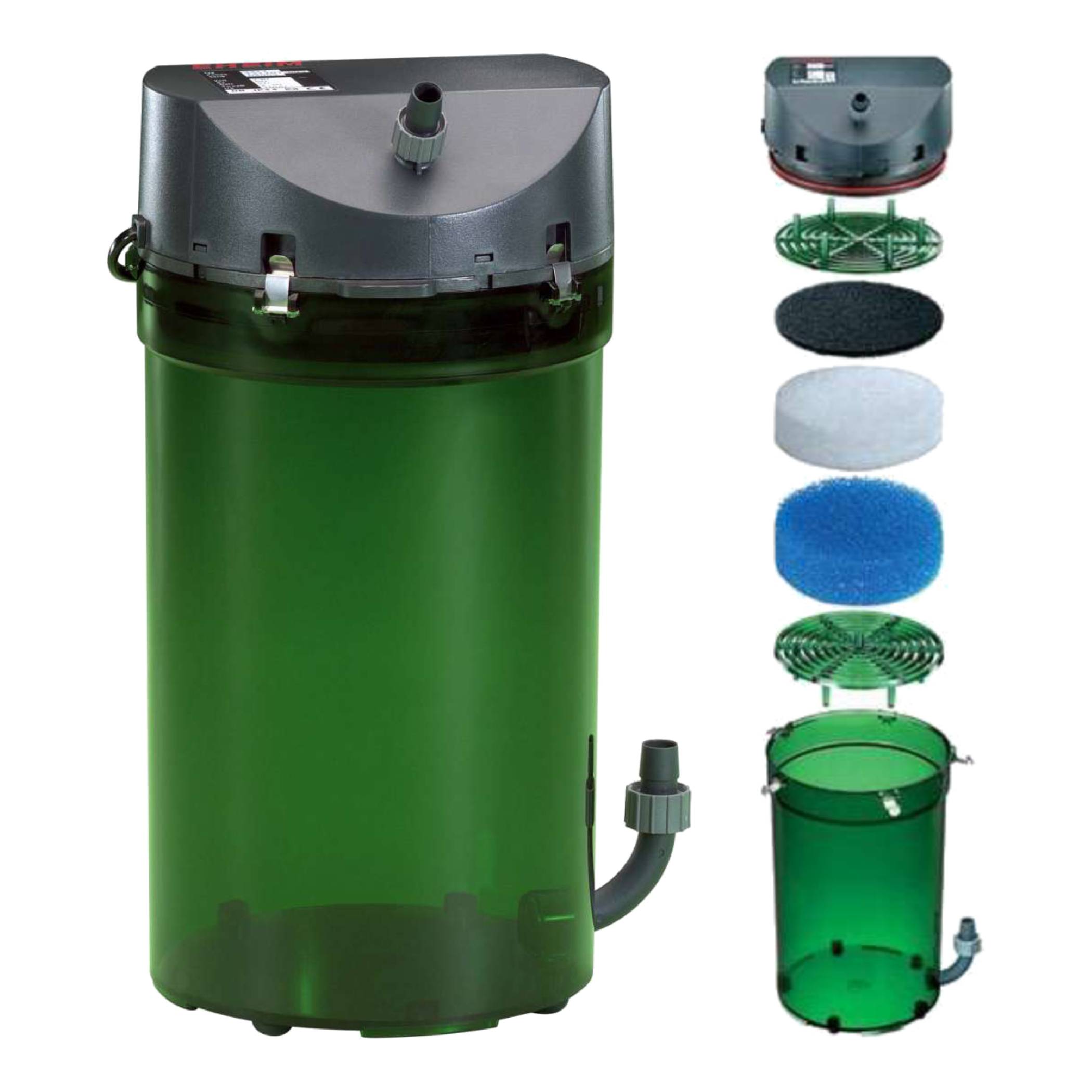 Filtro Canister Eheim Classic 600 1000 L/h (2217) - AquaMaeda