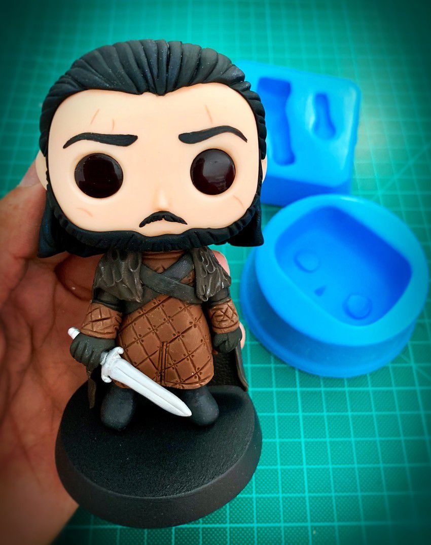 molde para funko pop - Deise Biscuits